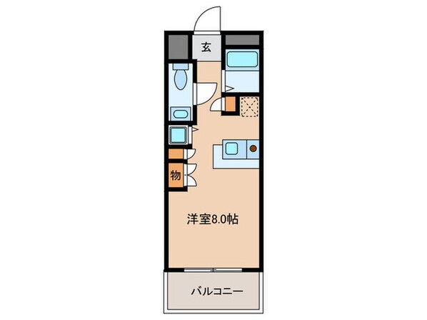 エスリ－ド御堂筋梅田(214)の物件間取画像